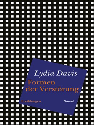 cover image of Formen der Verstörung